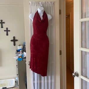 GUC sz S Red Shimmery Dress